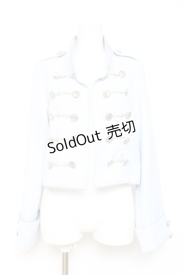 画像1: ALICE and the PIRATES / 忘却と憧憬のショートジャケット  ブルー Y-26-02-19-095-PA-JA-SZ-ZY (1)