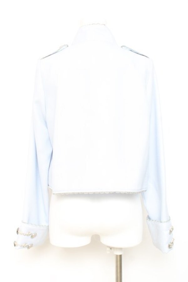 画像2: ALICE and the PIRATES / 忘却と憧憬のショートジャケット  ブルー Y-26-02-19-095-PA-JA-SZ-ZY (2)