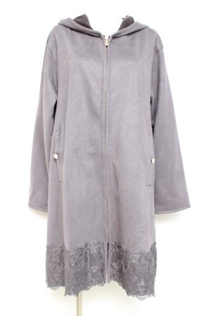 画像: axes femme / フード付コーディガン F チャコール Y-26-02-19-096-AX-TO-SZ-ZY