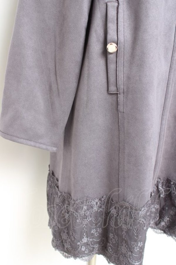 画像3: axes femme / フード付コーディガン F チャコール Y-26-02-19-096-AX-TO-SZ-ZY (3)