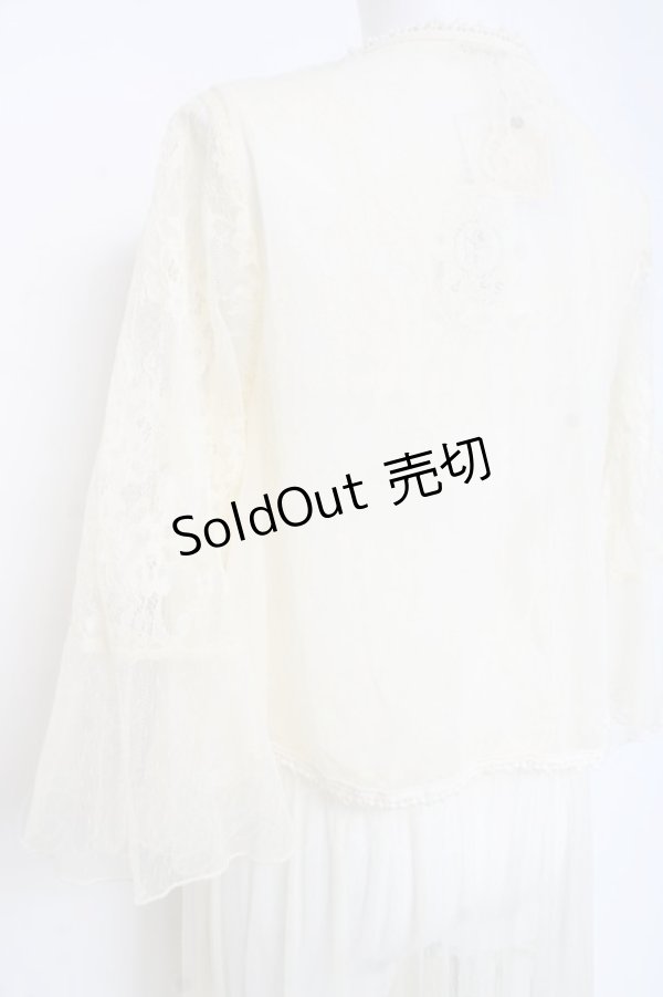 画像3: axes femme / レイヤード風レースガウン M 生成り Y-26-02-19-097-AX-TO-SZ-ZY (3)