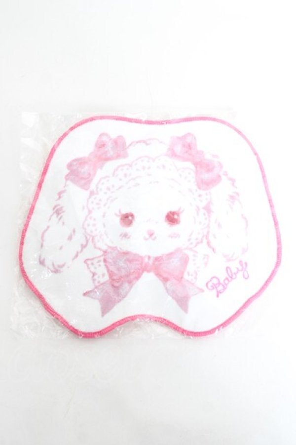 画像1: BABY, THE STARS SHINE BRIGHT / くまくみゃちゃんのおかおタオルハンカチ  ホワイト Y-26-02-19-010-BA-ZA-SZ-ZY (1)