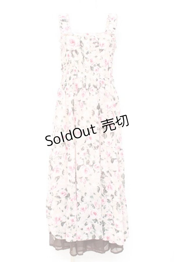 画像1: axes femme / ロングキャミワンピース M ベージュ Y-26-02-19-107-AX-OP-SZ-ZY (1)