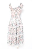 画像2: axes femme / ブルーミングローズ柄ワンピース F ピンク Y-26-02-19-108-AX-OP-SZ-ZY (2)