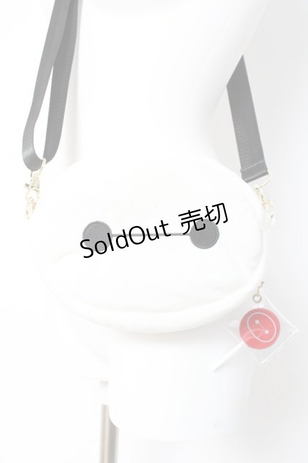 画像1: Maison de FLEUR / BAYMAX/フェイスショルダーバッグ F ホワイト Y-26-02-19-011-LO-BG-SZ-ZY (1)