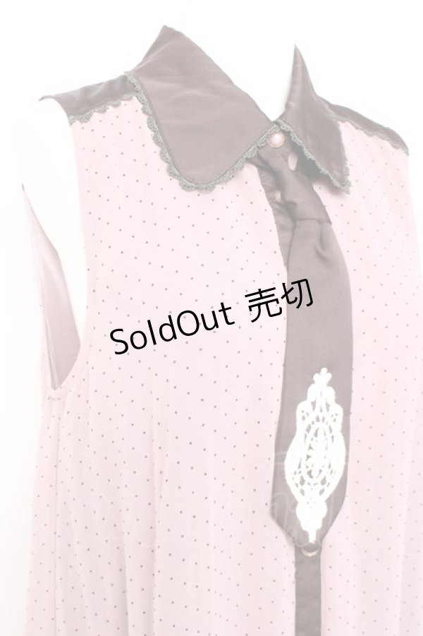 画像3: axes femme POETIQUE / タイ付ドットシフォンワンピース M ラベンダー Y-26-02-19-111-AX-OP-SZ-ZY (3)