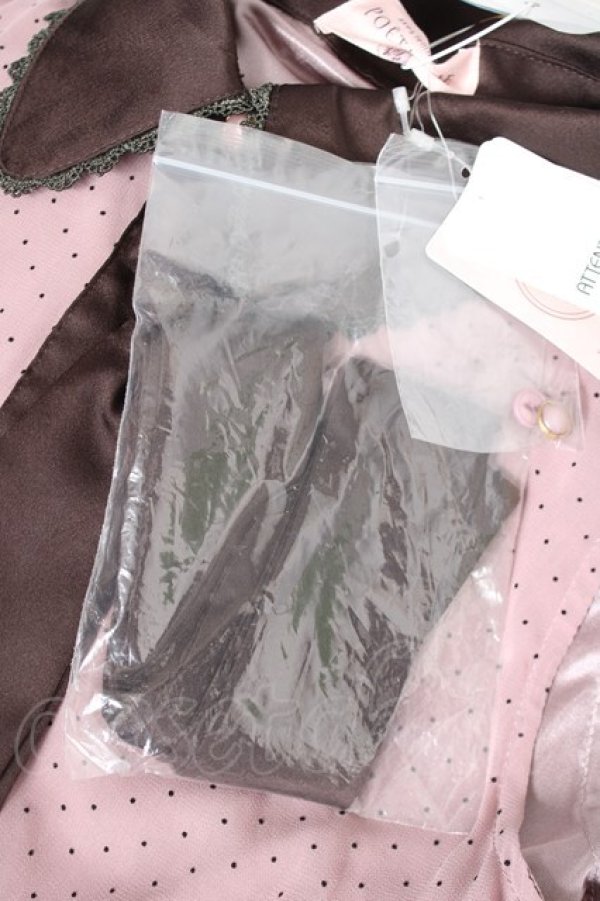 画像4: axes femme POETIQUE / タイ付ドットシフォンワンピース M ラベンダー Y-26-02-19-111-AX-OP-SZ-ZY (4)