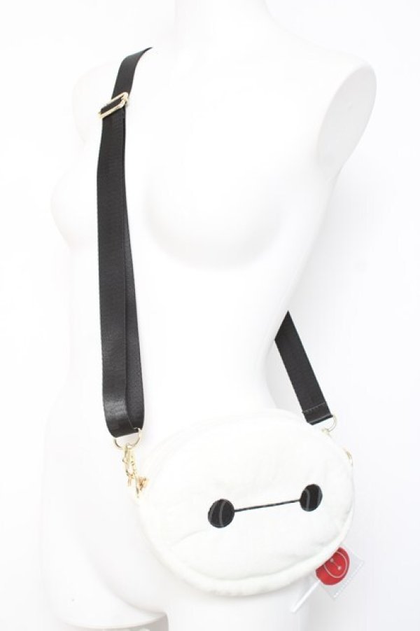 画像2: Maison de FLEUR / BAYMAX/フェイスショルダーバッグ F ホワイト Y-26-02-19-011-LO-BG-SZ-ZY (2)