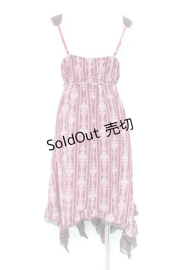 画像2: axes femme / イレギュラーヘムワンピース M ワイン Y-26-02-19-114-AX-OP-SZ-ZY (2)