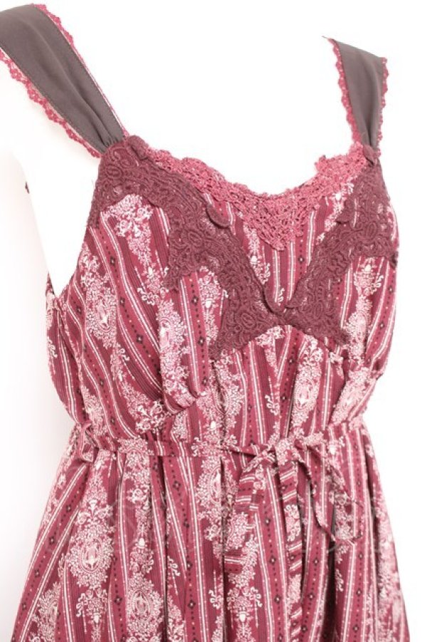 画像3: axes femme / イレギュラーヘムワンピース M ワイン Y-26-02-19-114-AX-OP-SZ-ZY (3)