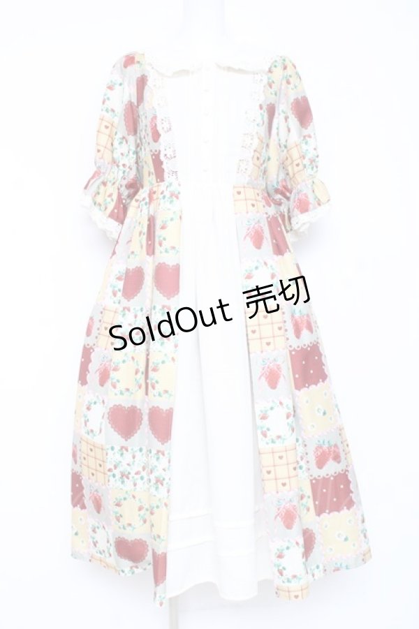 画像1: axes femme kawaii / ハピネスベリーワンピース M グリーン Y-26-02-19-125-AX-OP-SZ-ZY (1)