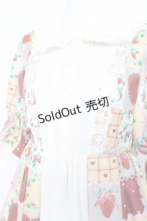 画像3: axes femme kawaii / ハピネスベリーワンピース M グリーン Y-26-02-19-125-AX-OP-SZ-ZY (3)