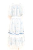画像2: axes femme / 紫陽花シフォンワンピース M サックス Y-26-02-19-131-AX-OP-SZ-ZY (2)