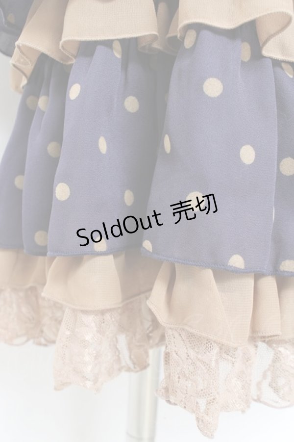 画像5: axes femme / ドット柄ワンピース M 紺 Y-26-02-19-136-AX-OP-SZ-ZY (5)