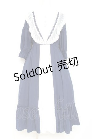 画像: axes femme kawaii / マリアンヌワンピース M 紺 Y-26-02-19-137-AX-OP-SZ-ZY