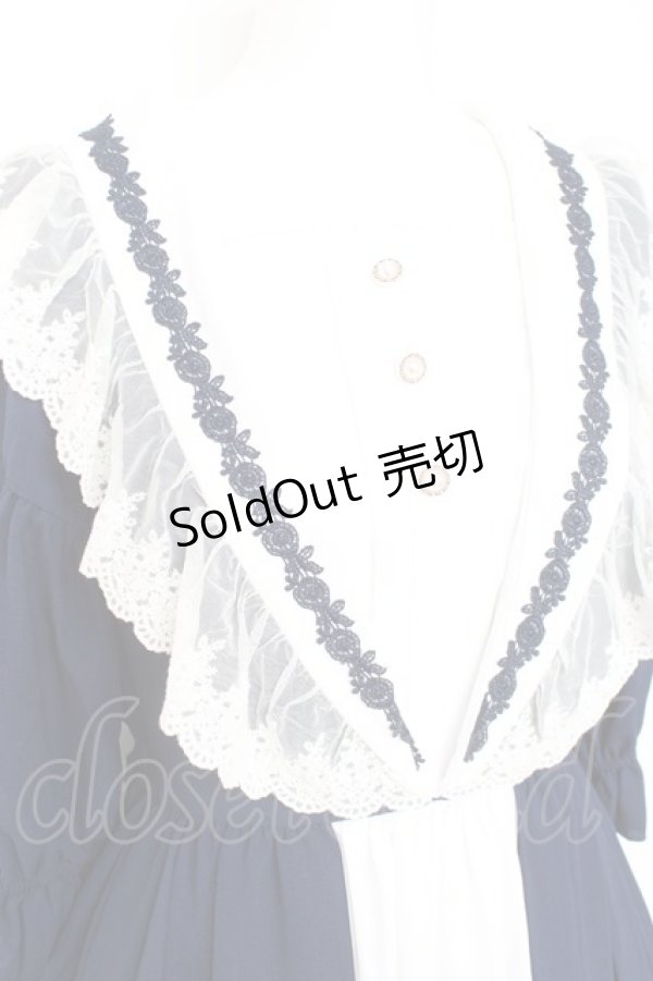 画像4: axes femme kawaii / マリアンヌワンピース M 紺 Y-26-02-19-137-AX-OP-SZ-ZY (4)