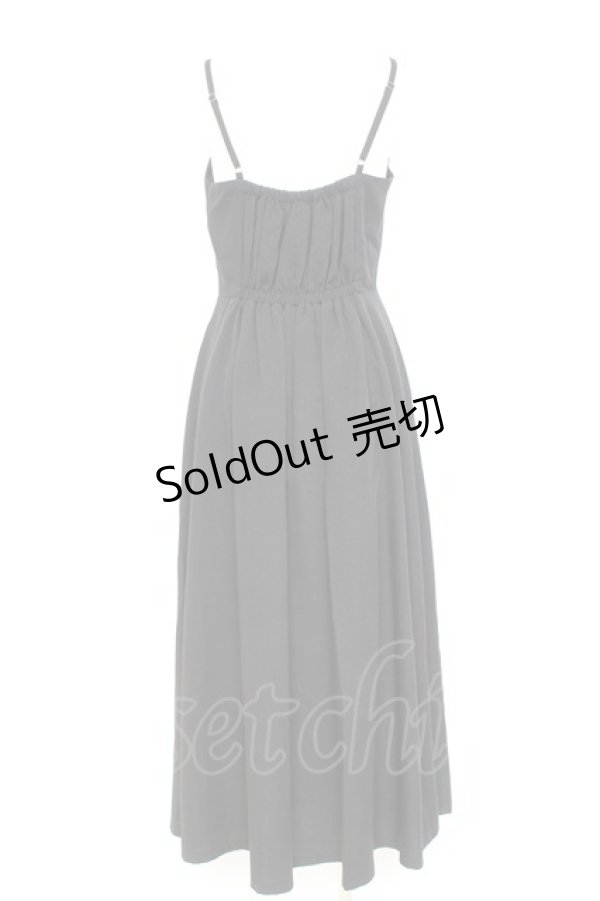 画像2: axes femme / ベルト付キャミワンピース F 黒 Y-26-02-19-142-AX-OP-SZ-ZY (2)