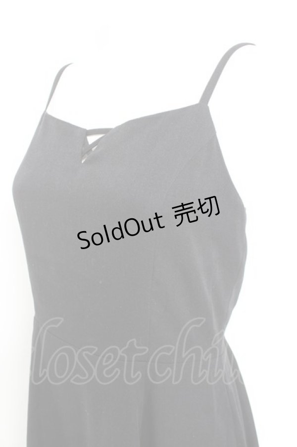 画像3: axes femme / ベルト付キャミワンピース F 黒 Y-26-02-19-142-AX-OP-SZ-ZY (3)