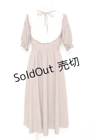 画像: m petit by misako / ナシジムジキリカエワンピース M 茶 Y-26-02-19-151-LO-OP-SZ-ZI