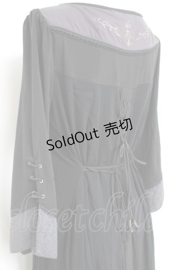 画像3: Rozen Kavalier / レイヤード風切替ワンピース  黒 Y-26-02-19-159-OO-OP-SZ-ZY (3)