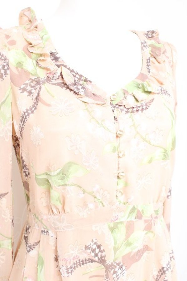 画像4: MILK / Lilybellシアードレス  ハニーベージュ Y-26-02-19-170-ML-OP-SZ-ZY (4)