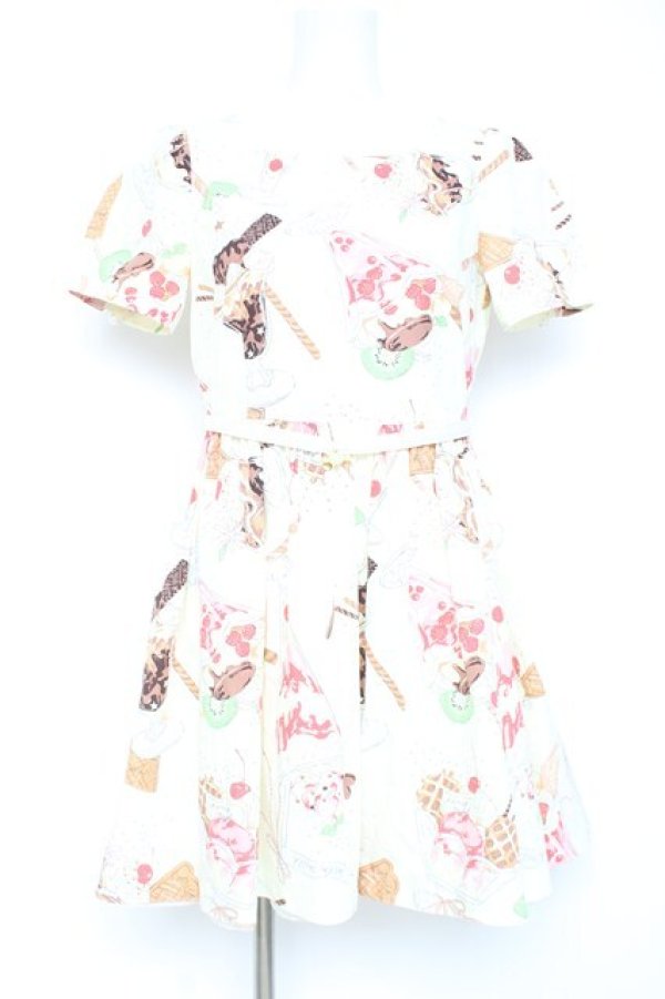 画像1: MILK / パフェドレス  バニラクリーム Y-26-02-19-171-ML-OP-SZ-ZY (1)