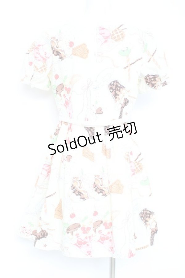 画像2: MILK / パフェドレス  バニラクリーム Y-26-02-19-171-ML-OP-SZ-ZY (2)