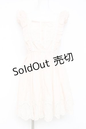 画像: LIZ LISA / 刺繍スカラップワンピース 0 ピンク Y-26-02-19-172-LO-OP-SZ-ZY