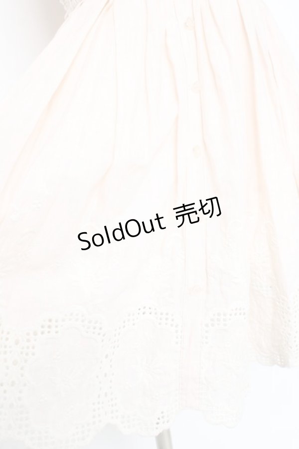 画像5: LIZ LISA / 刺繍スカラップワンピース 0 ピンク Y-26-02-19-172-LO-OP-SZ-ZY (5)