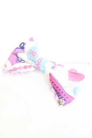 画像: Angelic Pretty / Girly Stickerバレッタ  白 Y-26-02-19-003-AP-AC-SZ-ZY