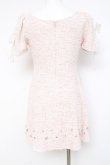 画像2: Swankiss / 裾ビジューツイードワンピース F ピンク Y-26-02-19-174-CA-OP-SZ-ZY (2)