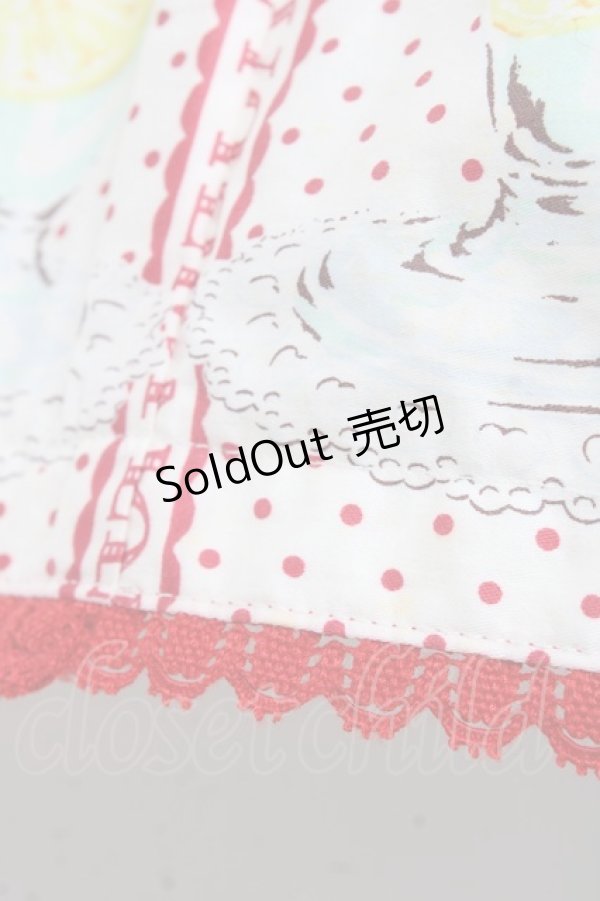 画像5: Shirley Temple / シトラスソーダジャンパースカート  シロ×アカ Y-26-02-19-175-ET-OP-SZ-ZY (5)