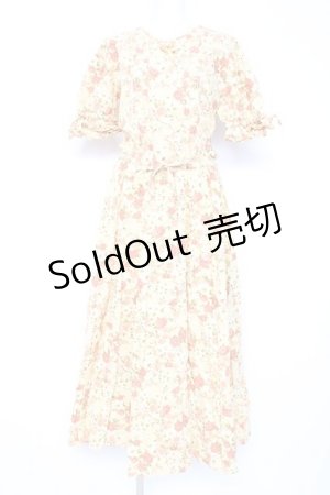 画像: KETTY / フラワー柄ワンピース M イエロー Y-26-02-19-177-EL-OP-SZ-ZY