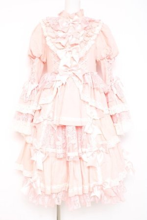 画像: Hoshibako Works / シャルロット デコラティヴワンピース  ピンク Y-26-02-19-181-LO-OP-SZ-ZY