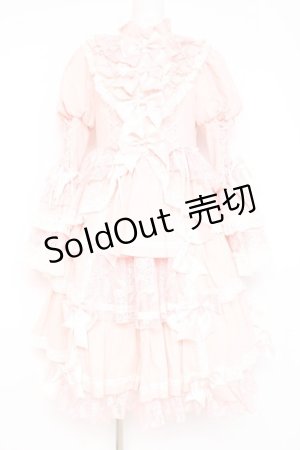 画像: Hoshibako Works / シャルロット デコラティヴワンピース  ピンク Y-26-02-19-181-LO-OP-SZ-ZY