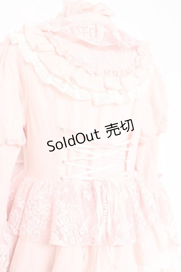 画像3: Hoshibako Works / シャルロット デコラティヴワンピース  ピンク Y-26-02-19-181-LO-OP-SZ-ZY (3)