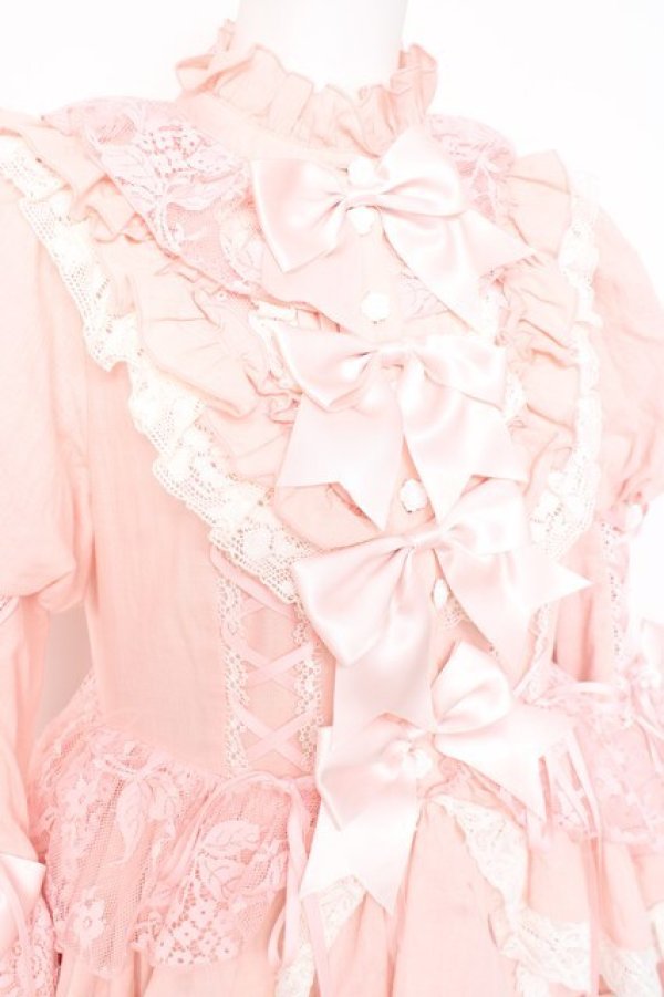 画像5: Hoshibako Works / シャルロット デコラティヴワンピース  ピンク Y-26-02-19-181-LO-OP-SZ-ZY (5)