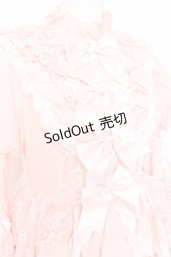 画像5: Hoshibako Works / シャルロット デコラティヴワンピース  ピンク Y-26-02-19-181-LO-OP-SZ-ZY (5)