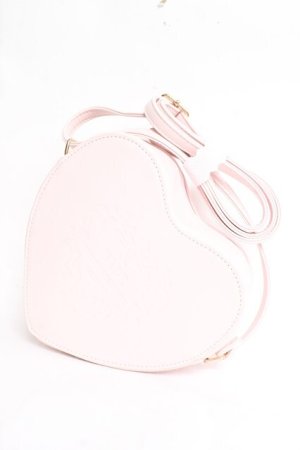 画像: BABY, THE STARS SHINE BRIGHT / BABYオリジナル型押しハートポシェット  ピンク Y-26-02-19-017-BA-BG-SZ-ZY