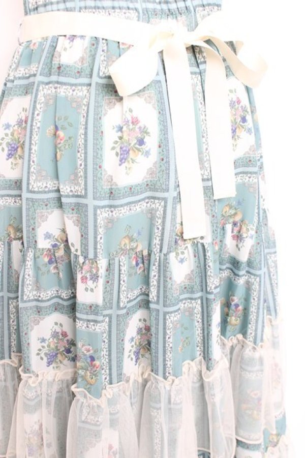 画像3: axes femme / フルーツアート柄スカート M グリーン Y-26-02-19-190-AX-SK-SZ-ZY (3)