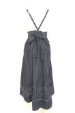 画像2: axes femme / サス付イレヘムデニムスカート L インディゴ Y-26-02-19-193-AX-SK-SZ-ZY (2)