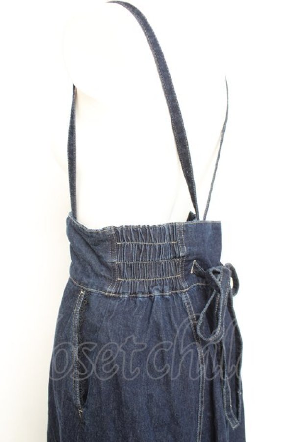 画像3: axes femme / サス付イレヘムデニムスカート L インディゴ Y-26-02-19-193-AX-SK-SZ-ZY (3)