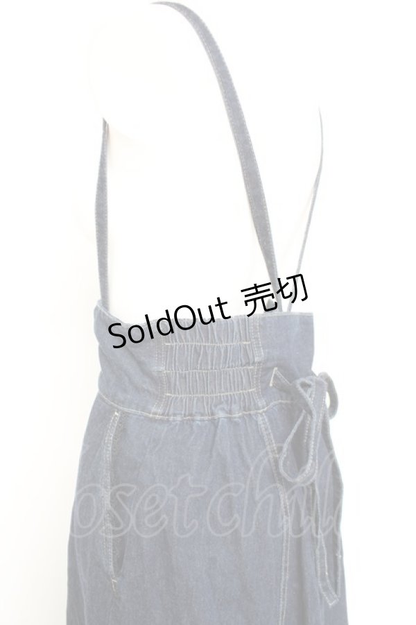 画像3: axes femme / サス付イレヘムデニムスカート L インディゴ Y-26-02-19-193-AX-SK-SZ-ZS (3)