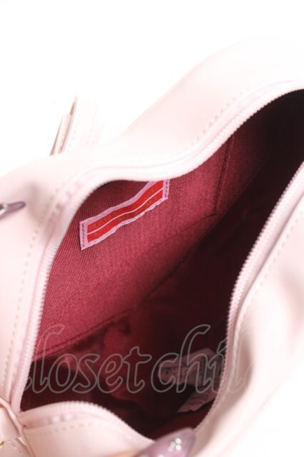 画像4: BABY, THE STARS SHINE BRIGHT / BABYオリジナル型押しハートポシェット  ピンク Y-26-02-19-017-BA-BG-SZ-ZY (4)