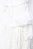 画像4: PINK HOUSE / リボン付きティアードスカート F 白 Y-26-02-19-194-LO-SK-SZ-ZY (4)