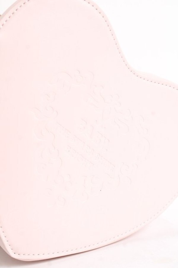 画像5: BABY, THE STARS SHINE BRIGHT / BABYオリジナル型押しハートポシェット  ピンク Y-26-02-19-017-BA-BG-SZ-ZY (5)