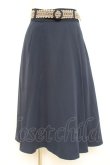 画像1: F i.n.t / レースベルトフレアースカート F ネイビー Y-26-02-19-197-CA-SK-SZ-ZY (1)