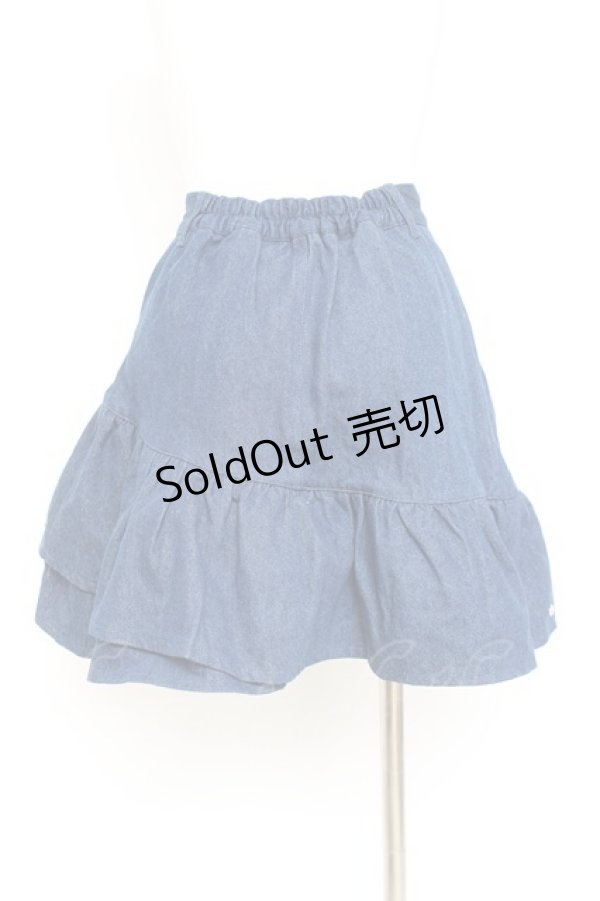 画像2: Ank Rouge / ハートスタッズデニムスカート M インディゴ Y-26-02-19-198-CA-SK-SZ-ZY (2)