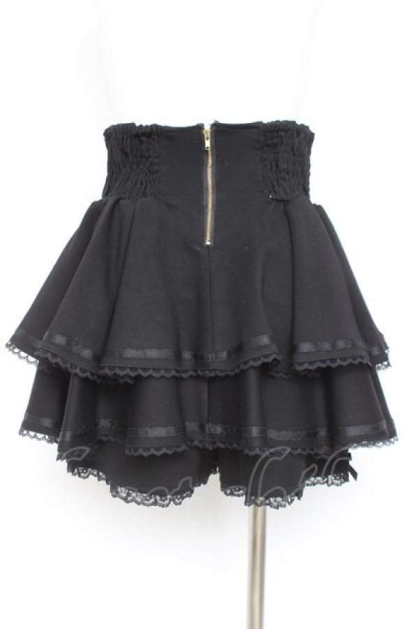 画像2: LIZ LISA / コルセットライクティアードスカパン 0 黒 Y-26-02-19-199-LO-PA-SZ-ZY (2)