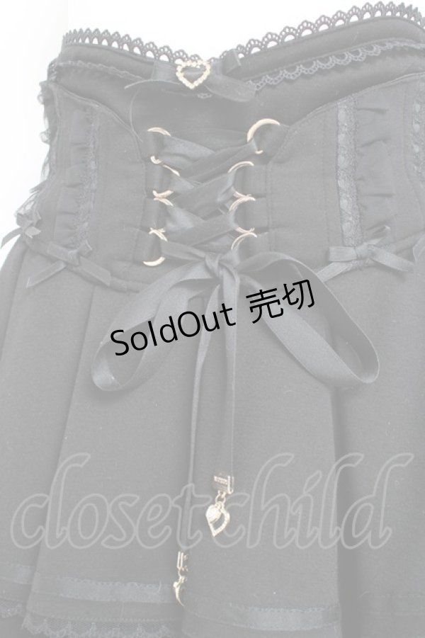 画像3: LIZ LISA / コルセットライクティアードスカパン 0 黒 Y-26-02-19-199-LO-PA-SZ-ZY (3)